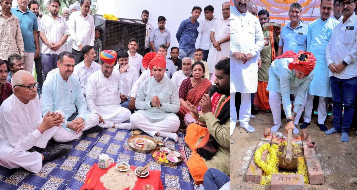 ડીસાના પંથકમાં વિકાસની નવી રફ્તાર : બનાસ નદી પર સબમર્સીબલ બ્રિજનું વિધિવત પૂજન કરાયું
