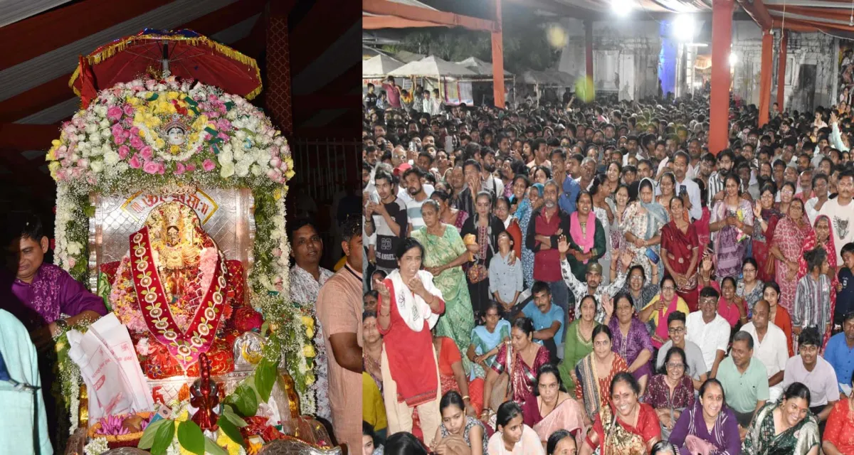બહુચરાજી ચૈત્રી પૂનમ મેળો : અંતિમ દિવસે માનવ મહેરામણ ઉમટ્યું