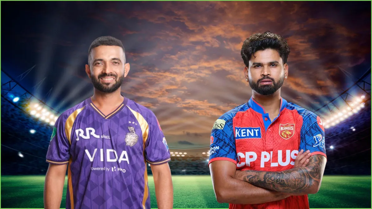 KKR vs PBKS લાઈવ સ્કોર: મેચમાં વરસાદ બન્યો વિલન