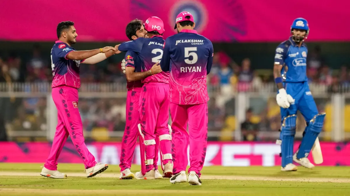 RR vs MI: રાજસ્થાને જીતની હેટ્રિક નોંધાવી, મુંબઈને 27 રને હરાવ્યું
