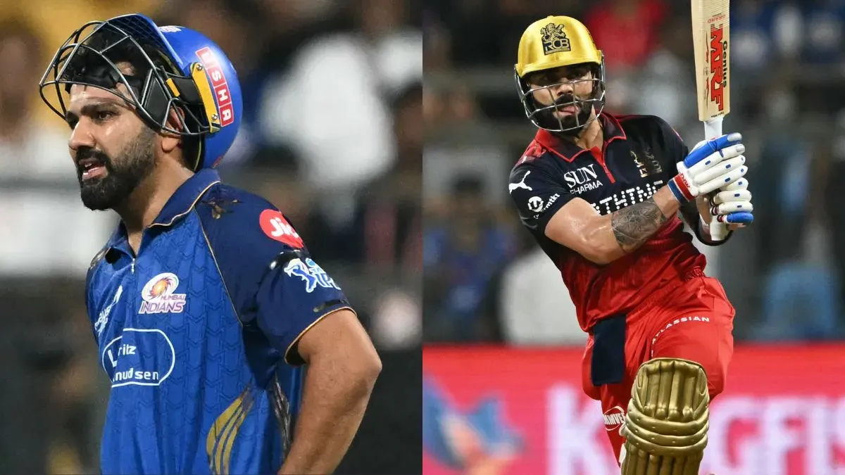MI vs RCB મેચ દરમિયાન વિરાટ કોહલી અને રોહિત શર્મા ઘાયલ, મેદાન છોડવું પડ્યું