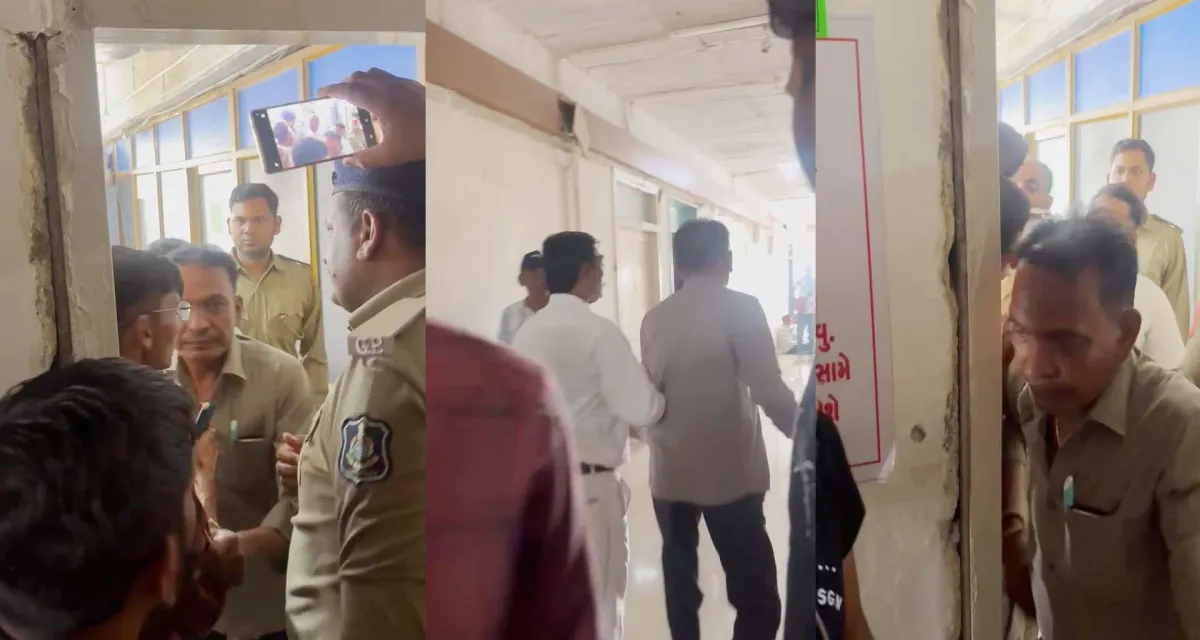મહેસાણા : ફોર્મ ચકાસણીમાં ધારાસભ્યની દખલગીરી મુદ્દે ભાજપ-આપ આમને-સામને