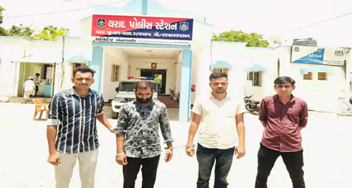 થરાદ પોલીસની મોટી કાર્યવાહી: ભારતમાલા હાઈવે પરથી ₹1.77 લાખનું MD ડ્રગ્સ ઝડપાયું, બેની ધરપકડ