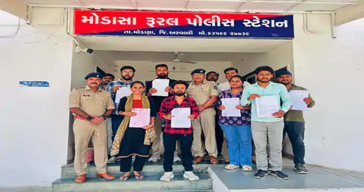 મોડાસા સાયબર સેલની મોટી સફળતા: છેતરાયેલા સાત અરજદારોના ₹6.08 લાખ ખાતામાં પાછા અપાવ્યા