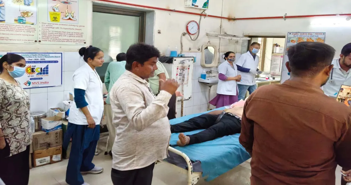 બનાસકાંઠા જિલ્લા આરોગ્ય વિભાગ દ્વારા જિલ્લા કક્ષાની મોકડ્રીલ યોજાઈ