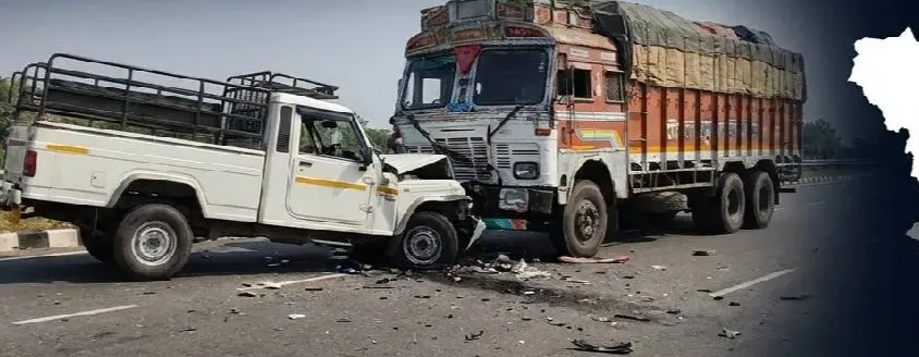 ઝારખંડમાં ભયાનક અકસ્માત: ટ્રક અને પિકઅપ વચ્ચે થયેલી ટક્કરમાં સાત લોકોના ઘટનાસ્થળે જ મોત