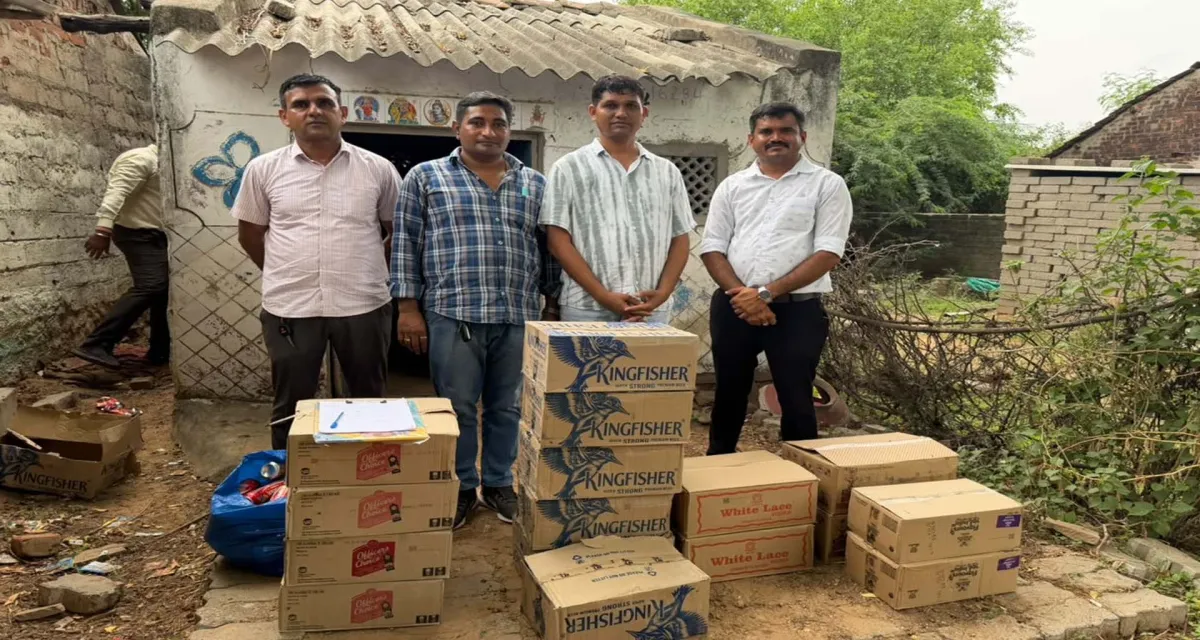 જુનાડીસામાં મકાનમાંથી 2.61 લાખનો વિદેશી દારૂ ઝડપાયો