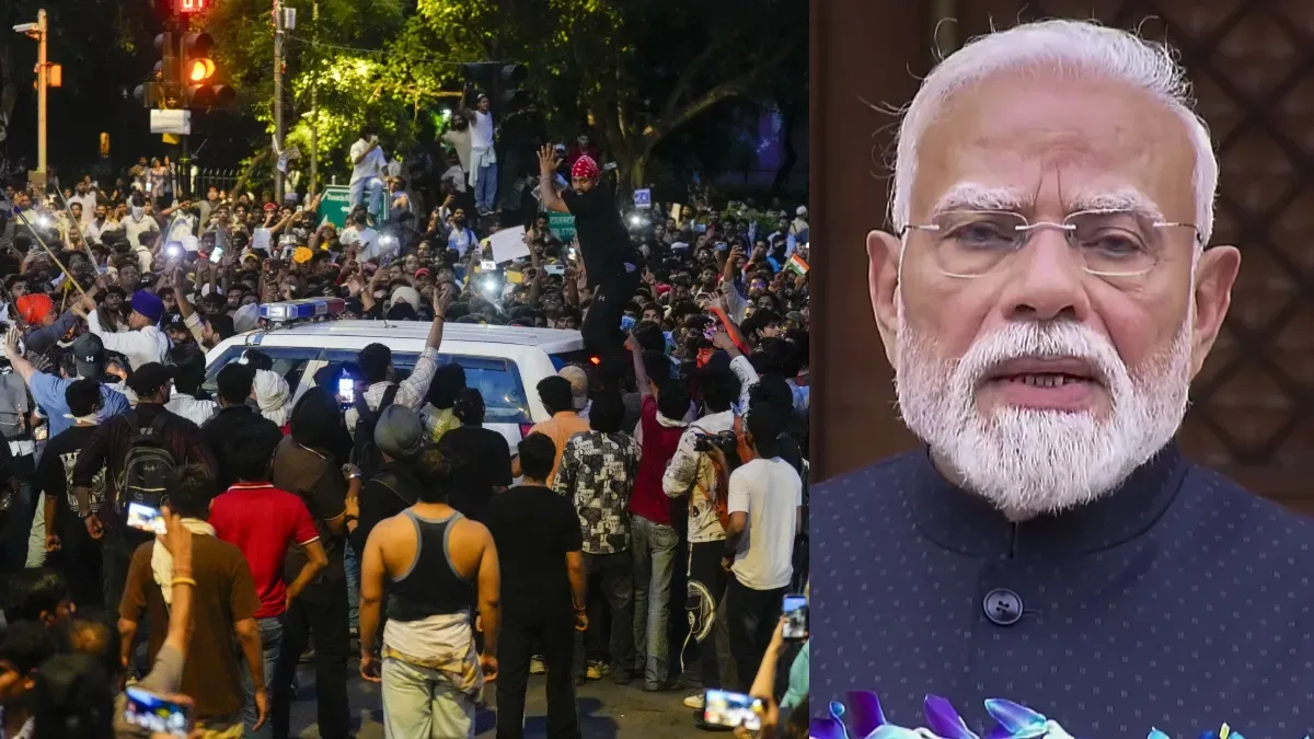 દિલ્હીના જંતર-મંતર પર વિરોધ પ્રદર્શન ચાલુ