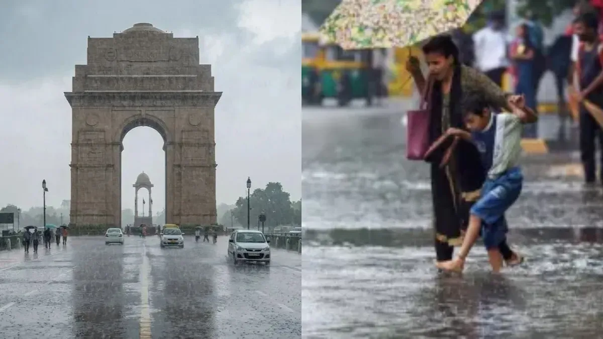 આજે ભારે વરસાદ અને વાવાઝોડાની સંભાવના સાથે દિલ્હીમાં એલર્ટ