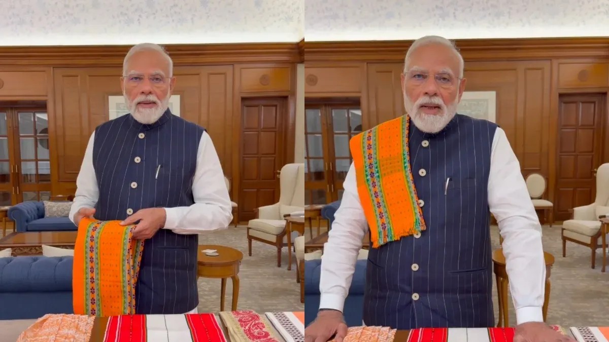 સ્થાનિક કપડાં પહેરો, 'GRWM' ટ્રેન્ડને અનુસરો: રાષ્ટ્રીય હાથવણાટ દિવસ પર પ્રધાનમંત્રી મોદી
