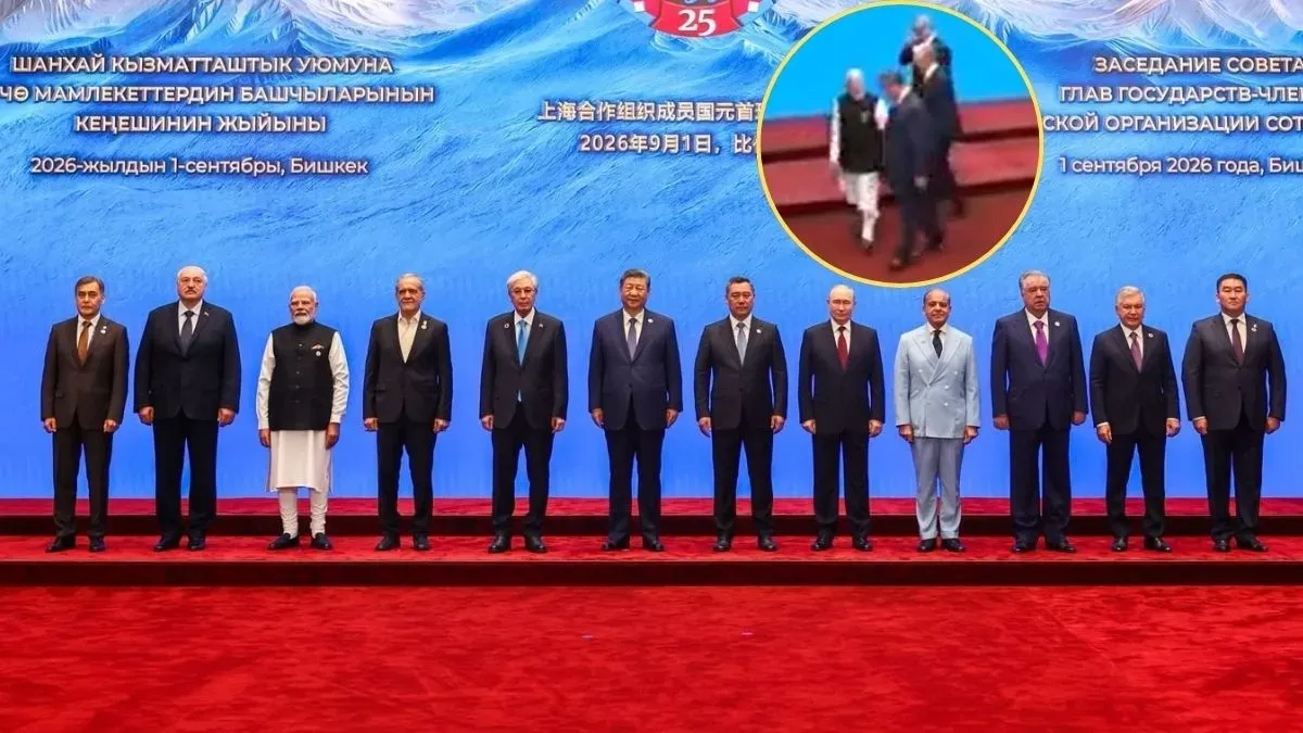 SCO સમિટમાં PM મોદી અને શી જિનપિંગ વચ્ચે વાતચીત