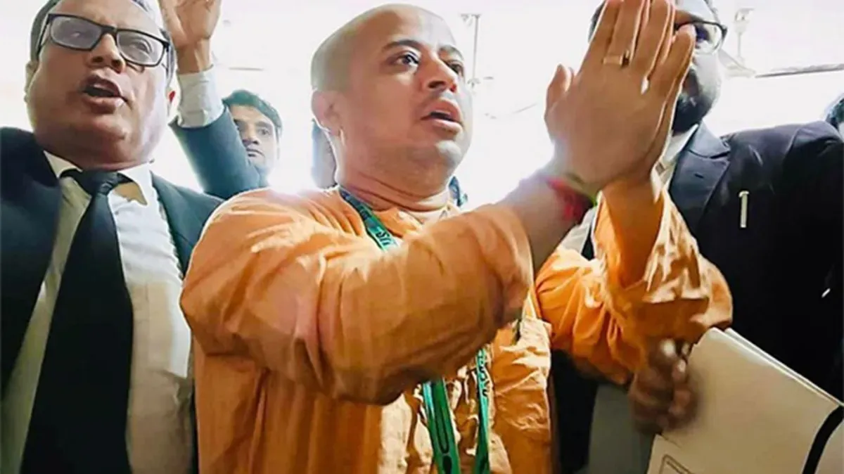 બાંગ્લાદેશના સંત ચિન્મય કૃષ્ણદાસને મોટી રાહત, વધુ બે કેસમાં જામીન મળ્યા