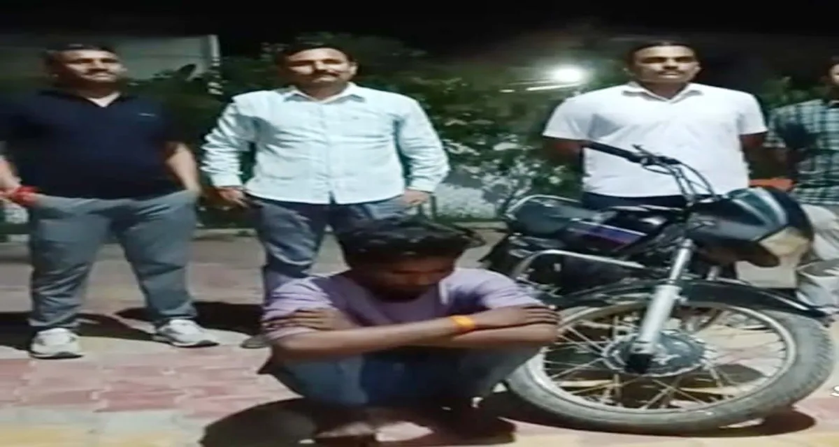 શિહોરીમાં ચોરીના બાઈક સાથે એક ઝડપાયો,એલસીબીની કોમ્બિંગ નાઈટ દરમિયાન કાર્યવાહી