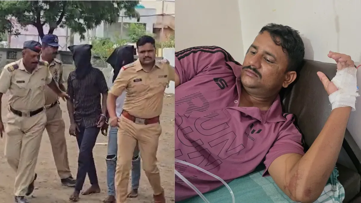 રેતી માફિયાઓની હિંમત: પોલીસકર્મીને ડમ્પરે 1 કિલોમીટર સુધી ખેંચી લીધો