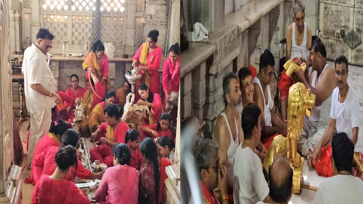 અંબાજી મંદિરમાં ભાદરવી પૂનમના મેળા બાદ પરંપરાગત પ્રક્ષાલન વિધિ સંપન્ન