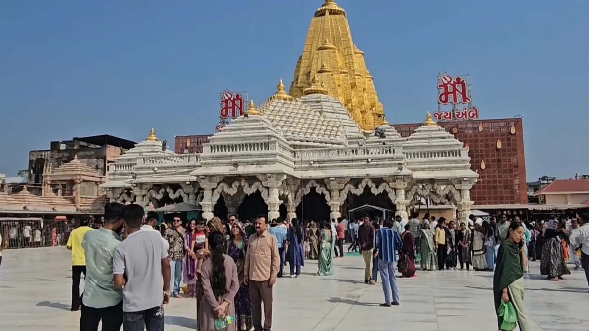 અંબાજીમાં નવરાત્રિ મહોત્સવની તડામાર તૈયારીઓ