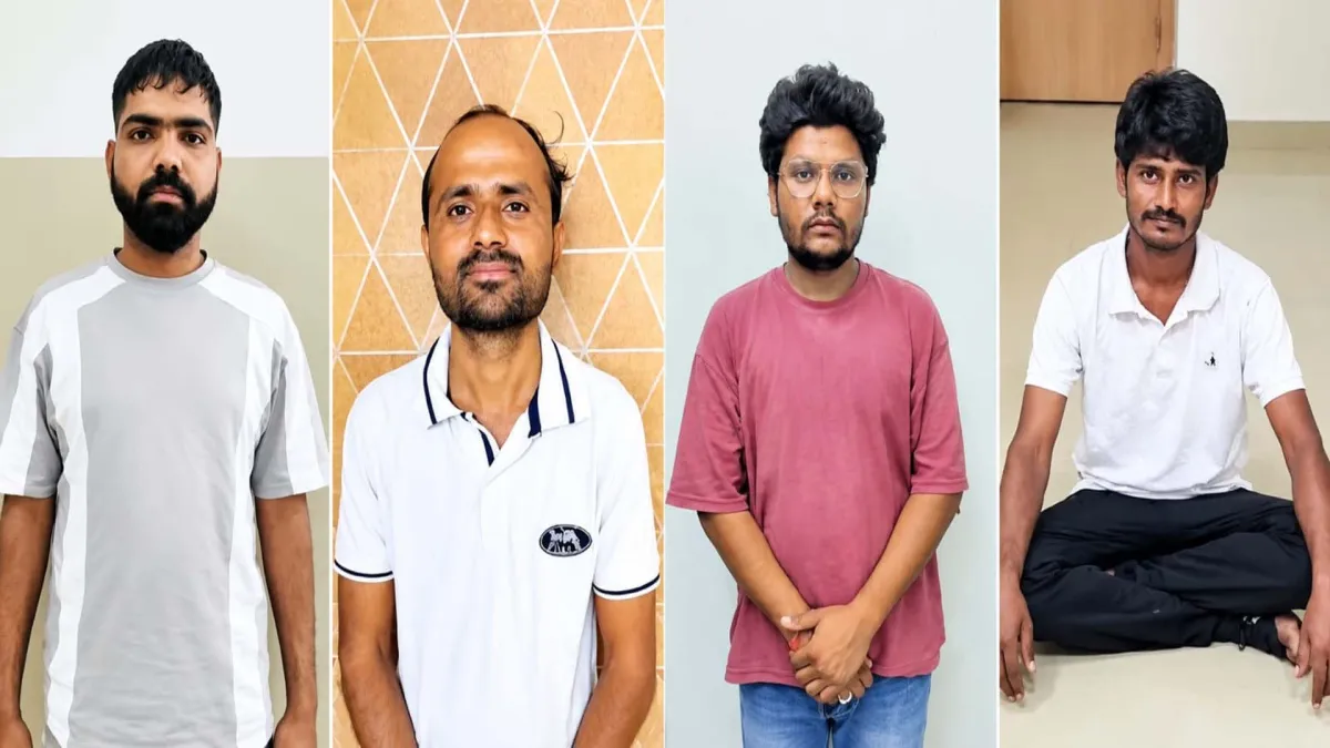 પૂર્વ કચ્છ પોલીસની મોટી સફળતા: અલગ-અલગ ગુનાઓમાં સંડોવાયેલા ચાર આરોપીઓ ઝડપાયા