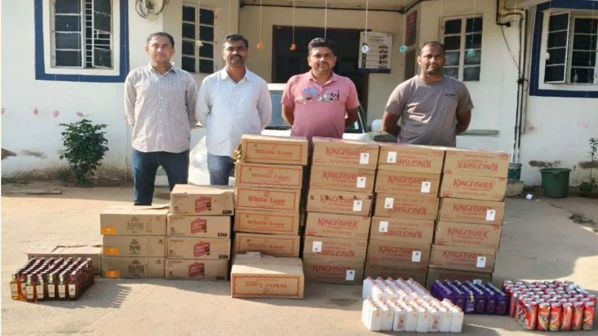 પાંથાવાડા: LCBનો ફિલ્મી પીછો; દારૂ ભરેલી સ્વીફ્ટ કાર મૂકી બુટલેગરો ફરાર, રૂ. 6.70 લાખનો મુદ્દામાલ જપ્ત