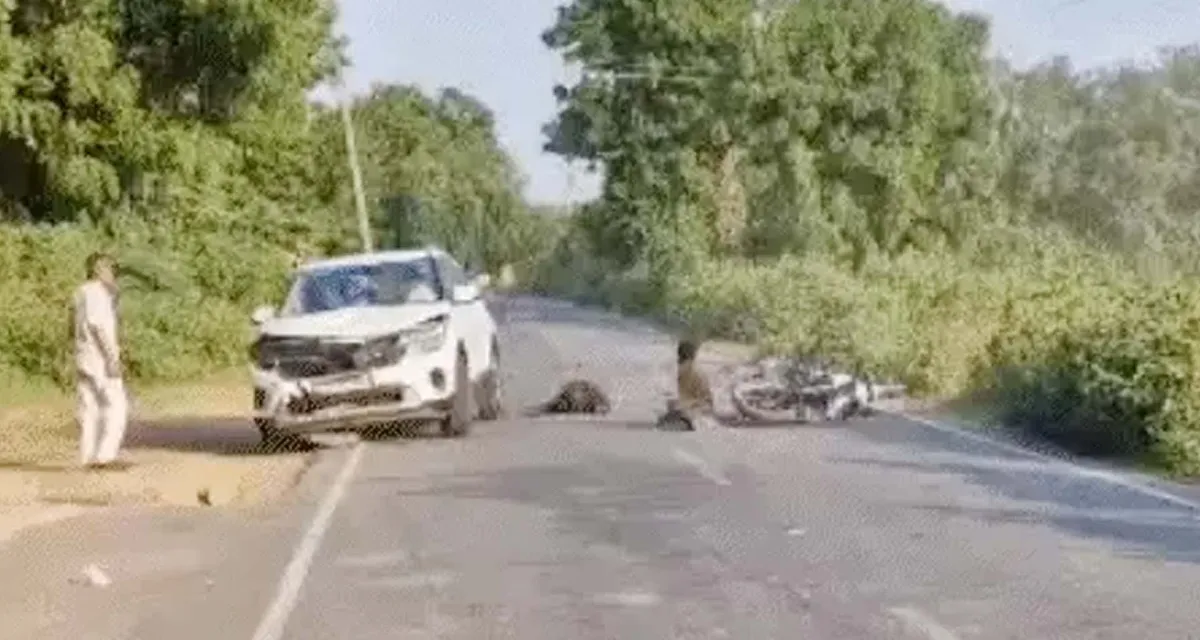મહેસાણામાં હિટ એન્ડ રન: કિયા કારની ટક્કરથી બાઈક સવારનું મોત