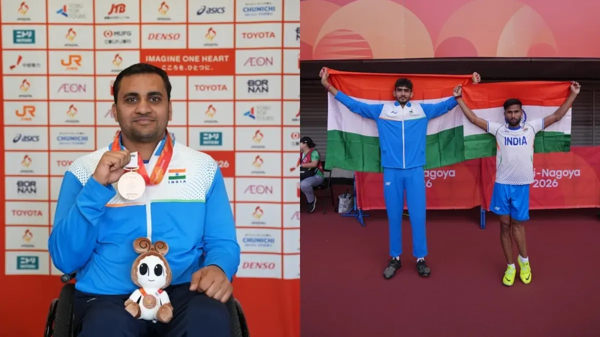 એશિયન પેરા ગેમ્સના ત્રીજા દિવસે ભારતનો ડબલ-ડબલ વિજય