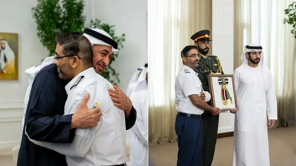 કેપ્ટન સ્મિત માછરને સર્વોચ્ચ સન્માન, UAE ના રાષ્ટ્રપતિ ભેટી પડ્યા
