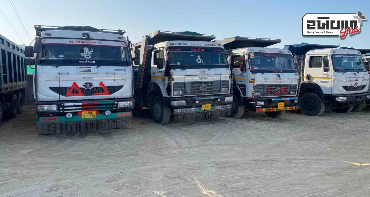 બનાસ નદીમાં રેતી ચોરી કરતા 22 વાહનો અને એક મશીન મળી કુલ 8 કરોડનો મુદ્દામાલ જપ્ત