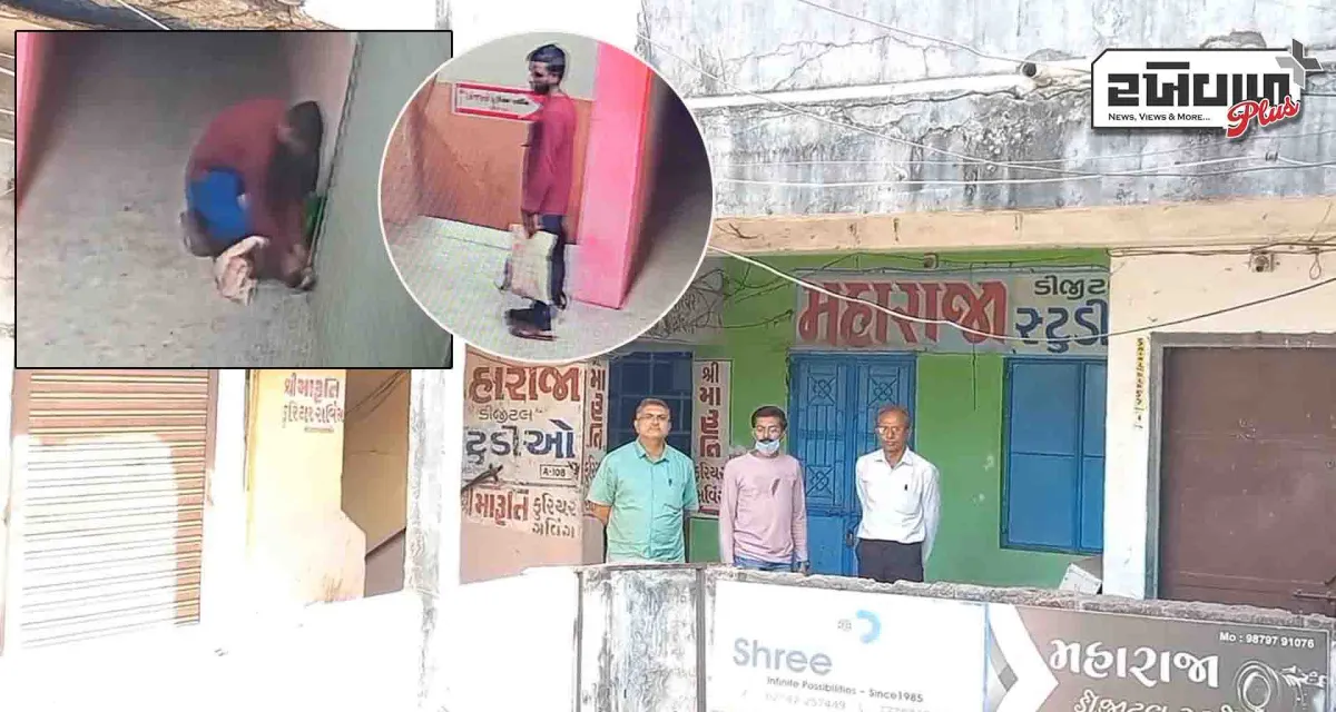 પાલનપુરના પંચરત્નમાં 8 દુકાનોના તાળાં તૂટ્યા; તસ્કર સીસીટીવીમાં કેદ