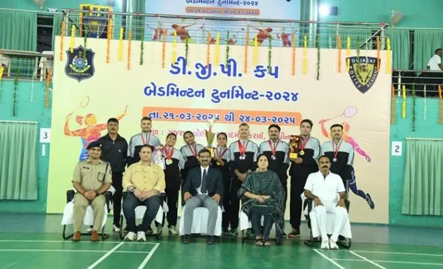ગુજરાત પોલીસ અકાદમી-કરાઈ ખાતે “ડી.જી.પી કપ બેડમિન્ટન ટુર્નામેન્ટ-૨૦૨૪”નું શાનદાર સમાપન