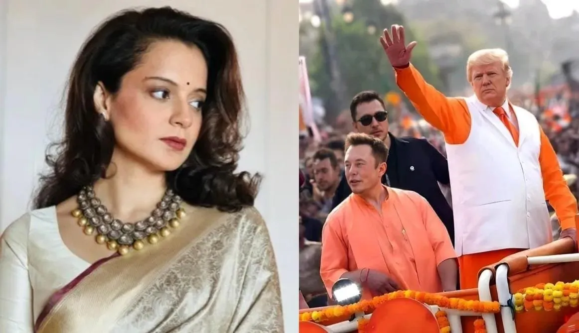 કંગના રનૌતે ડોનાલ્ડ ટ્રમ્પને અભિનંદન આપ્યા, એક સુંદર તસવીર શેર કરી
