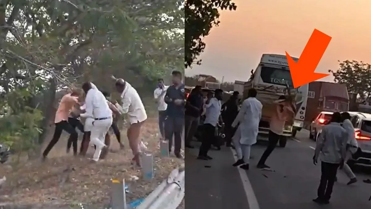 તેલંગાણામાં અકસ્માત બાદ હિંસા