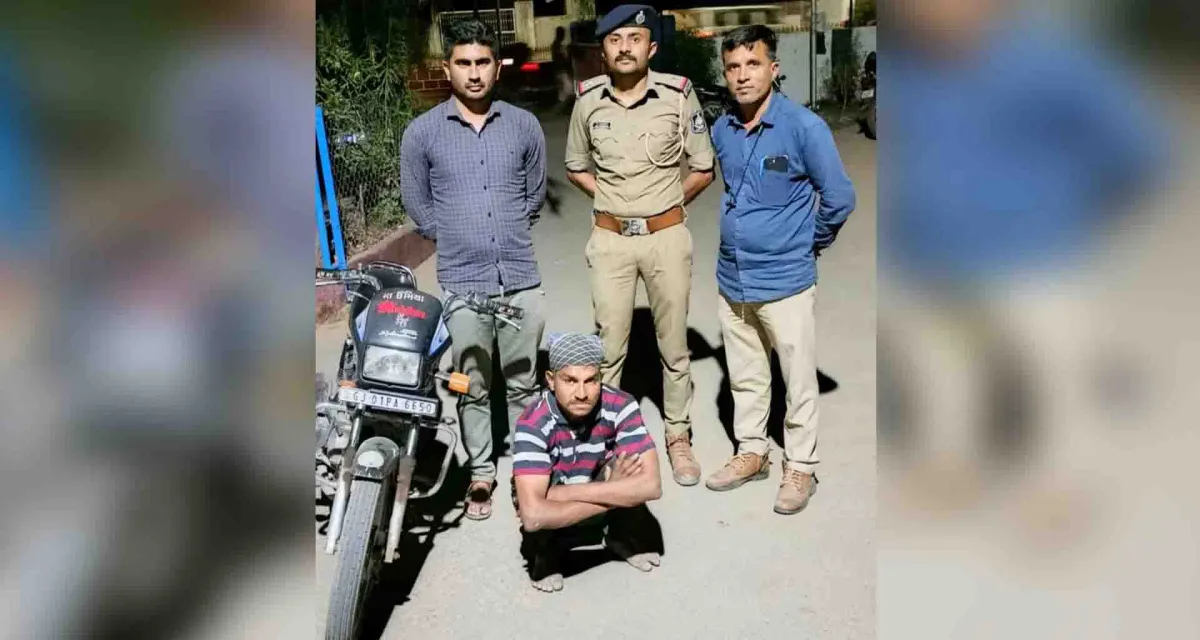 પાટણ; ચોરીના મોટર સાયકલ સાથે એકની અટકાયત
