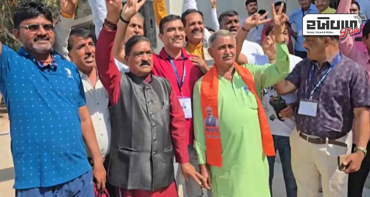 પાટણ જિલ્લામાં યોજાયેલી સ્થાનિક સ્વરાજ્યની ચૂંટણીમાં ભાજપનો ભગવો લહેરાયો
