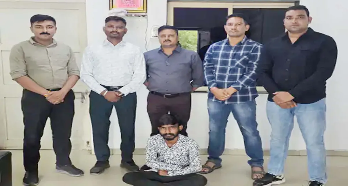 હિંમતનગર બી ડીવીઝન પોલીસે ઘરફોડ ચોરીનો ફરાર આરોપીને ઝડપી પાડ્યો