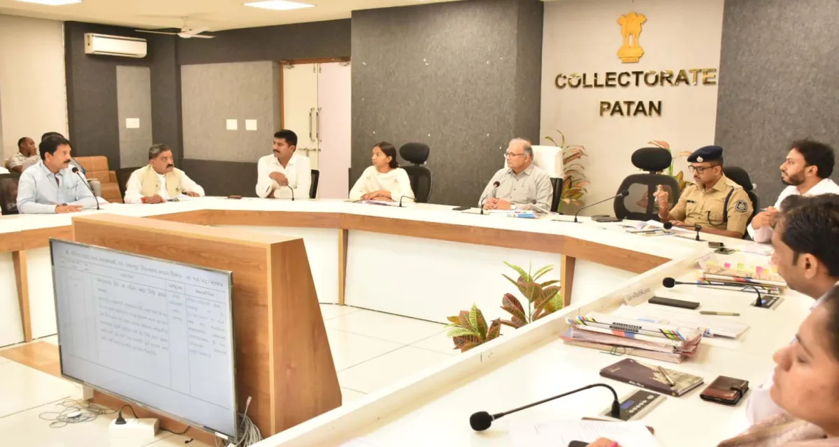 પાટણ ખાતે જાહેર હિતના પ્રશ્નોના ઝડપી નિવારણ માટે કલેકટરે સૂચના આપી