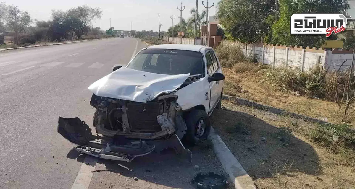 પાંથાવાડા ધાનેરા ટોલરોડ પર ગોઝારા માર્ગ અકસ્માતમાં વેપારી યુવકનું મોત