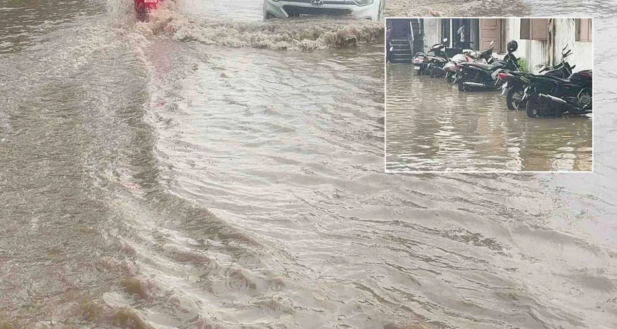 બનાસકાંઠાના વડગામ પંથકમાં 9 ઇંચ વરસાદ ખાબકતા જનજીવન પ્રભાવિત..!
