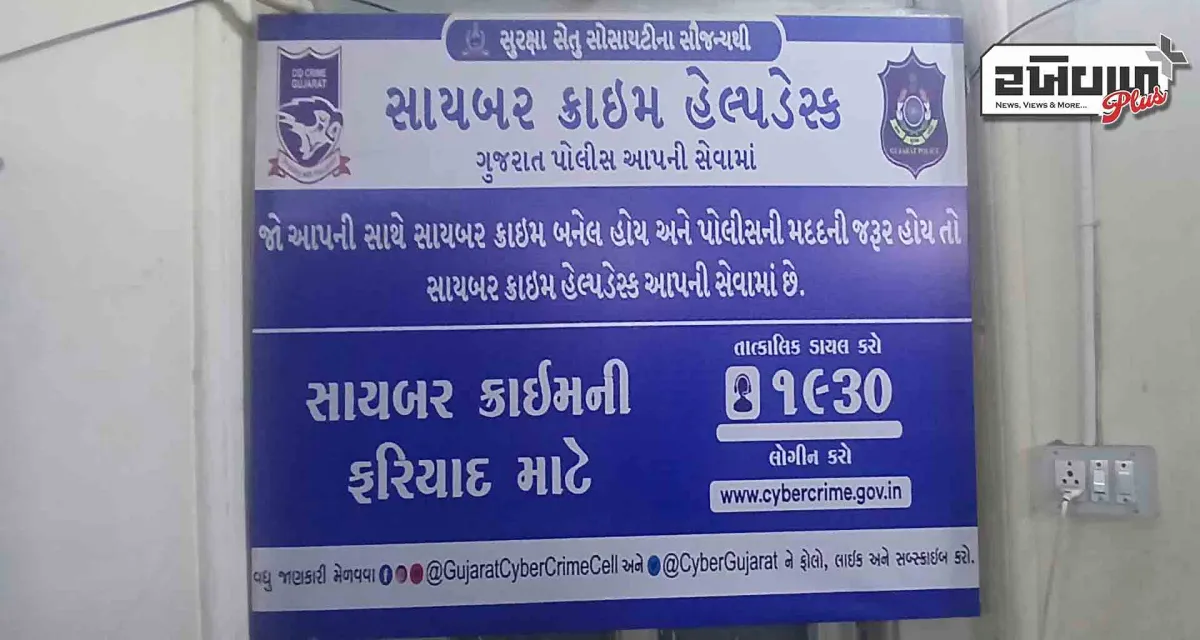 જિલ્લા સાઇબર ક્રાઈમ દ્વારા વર્ષ 2024માં ફ્રોડના 2297 લોકોને 3,64,26,840 કરોડ રૂપિયા રિફંડ અપાયા