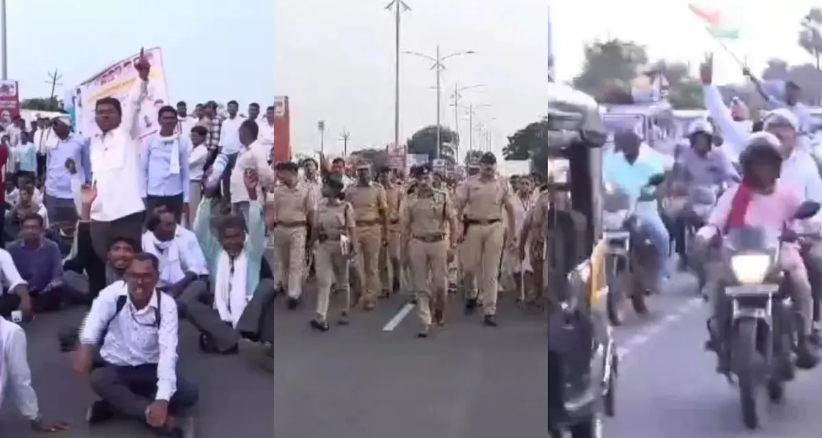 ખેડૂતોનું વિરોધ પ્રદર્શન નાગપુર પહોંચ્યું, CM ફડણવીસના સત્તાવાર નિવાસસ્થાન 'રામગીરી' પર સુરક્ષા વધારી દેવામાં આવી