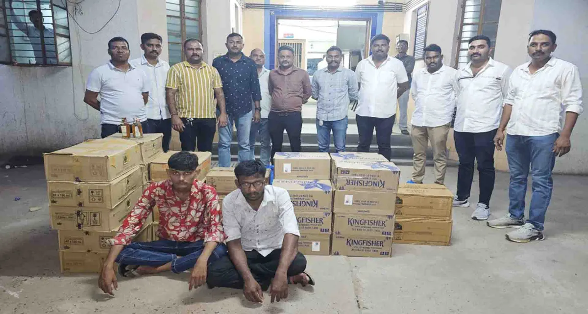 મહેસાણાના કડીમાં 4.84 લાખની વિદેશી દારૂનો જથ્થો ઝડપી પાડ્યો