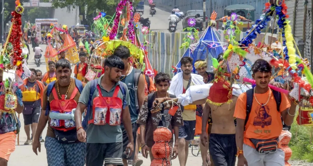કાવડ યાત્રા: ઘાટ પર ડાઇવર, દર કિલોમીટરે બે પોલીસકર્મી ફરજ પર, ANPR કેમેરાથી શંકાસ્પદ લોકો પર નજર રાખવામાં આવશે