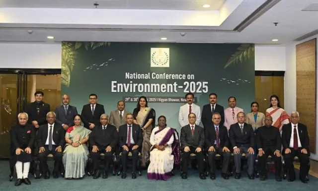 ભારતના રાષ્ટ્રપતિએ ‘પર્યાવરણ – 2025’ પર રાષ્ટ્રીય પરિષદનું ઉદ્ઘાટન કર્યું