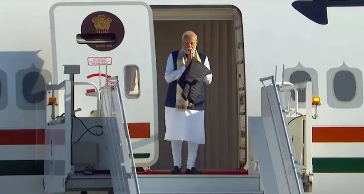ઇઝરાયલ-ઈરાન તણાવ વચ્ચે G7 સમિટમાં ભાગ લેવા માટે પીએમ મોદી કેનેડા પહોંચ્યા