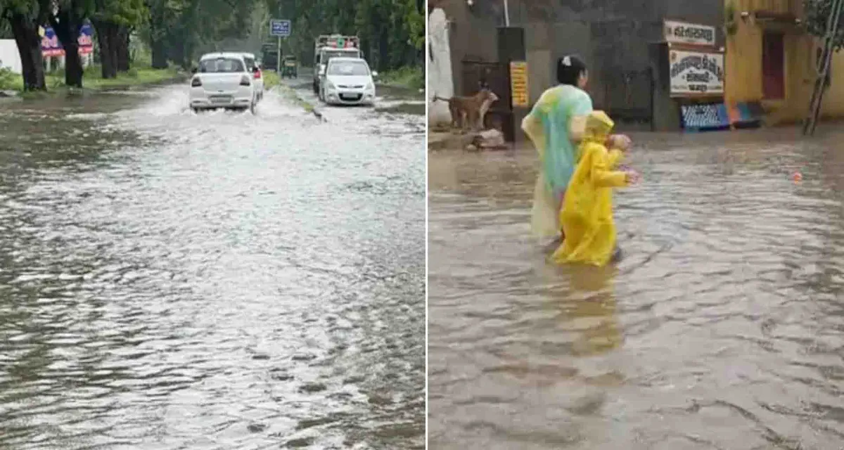 પાટણ સહિત જિલ્લામાં મેઘરાજા મનભરીને વરસતાં જળબંબાકારની સ્થિતિ સજૉઈ..!