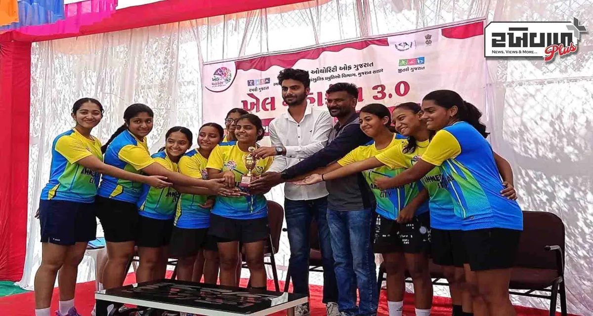 સાબર સ્ટેડિયમ હિંમતનગર ખાતે ખેલ મહાકુંભ 3 અંતર્ગત મધ્ય ઝોનકક્ષા બાસ્કેટબોલ સ્પર્ધા યોજાઈ