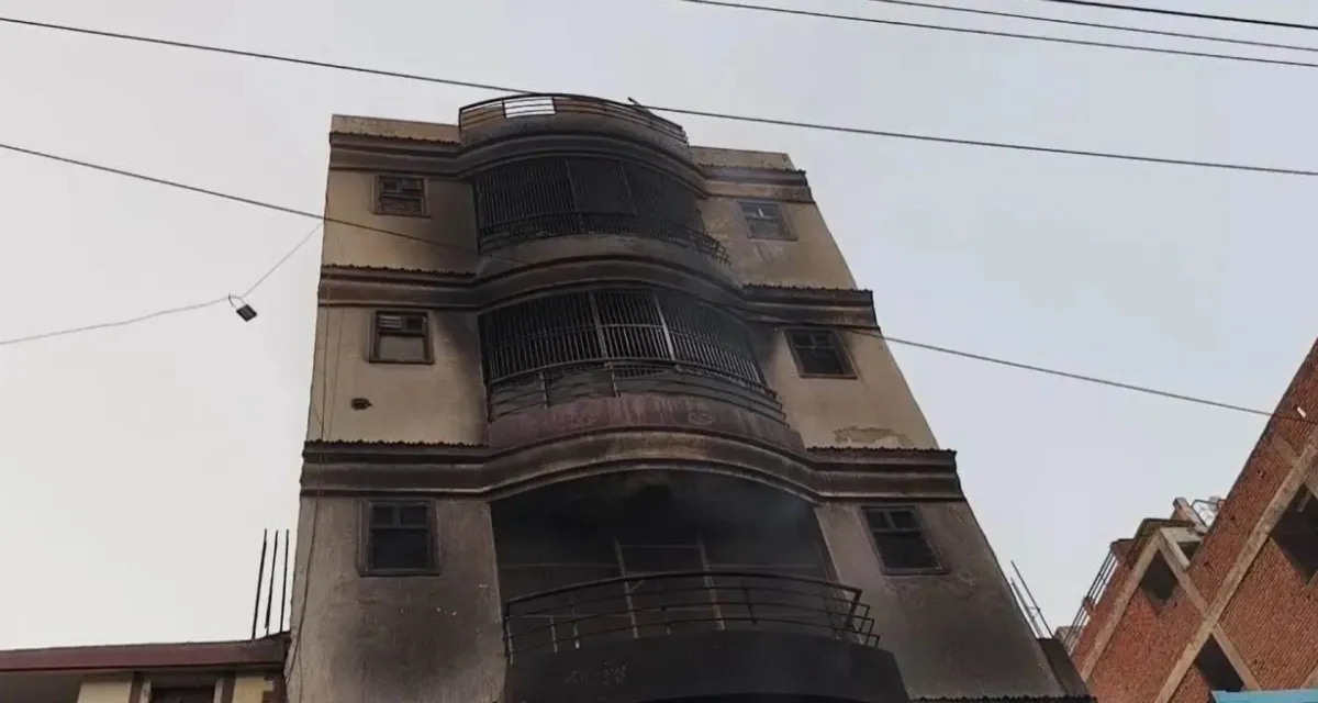 કાનપુરમાં એક ઇમારતમાં ભીષણ આગ, 5 લોકોના મોત
