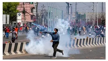 કાઠમંડુમાં જનરેશન Z પ્રદર્શનકારીઓના નેતૃત્વમાં મોટા પાયે વિરોધ પ્રદર્શનો ફાટી નીકળ્યા