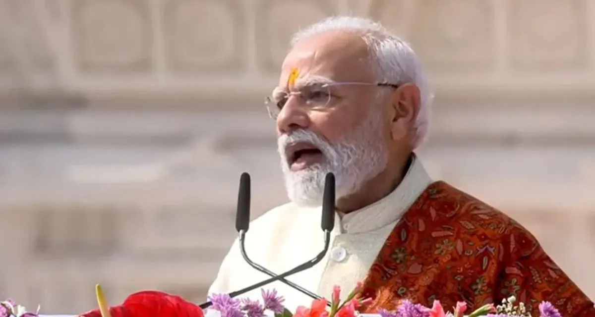 રામ મંદિરના શિખર પર ધજા ચઢાવ્યા બાદ બોલ્યા  પીએમ મોદી, કહ્યું વર્ષોના ઘા ભરાઈ રહ્યા છે