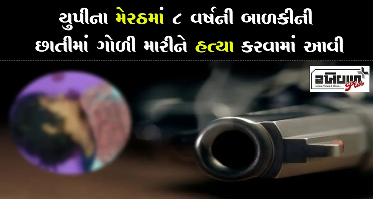 યુપીના મેરઠમાં 8 વર્ષની બાળકીની છાતીમાં ગોળી મારીને હત્યા કરવામાં આવી