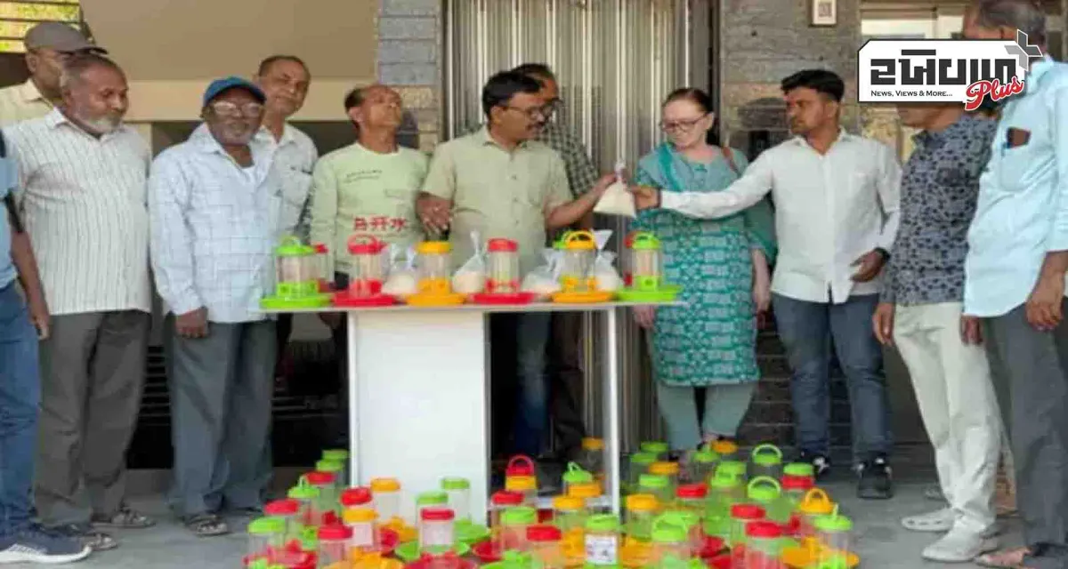 પાટણના મણીભદ્ર હાઈટ્સ ખાતે વિશ્વ ચકલી દિવસની સેવાકીય પ્રોજેક્ટ સાથે ઉજવણી