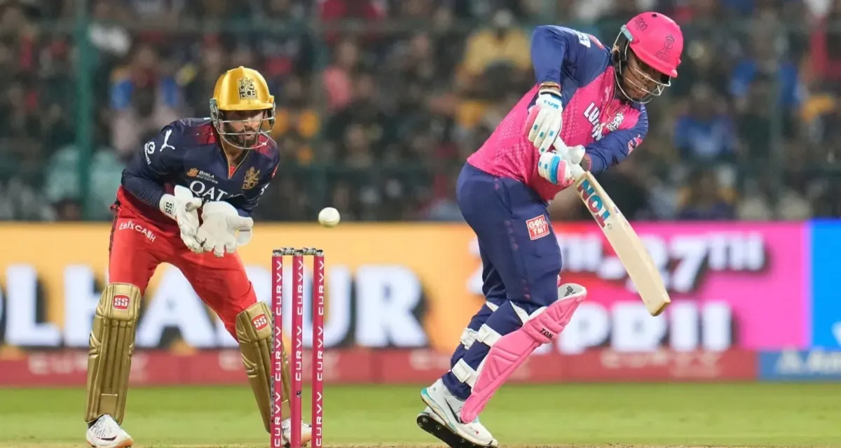 RR ફરી એકવાર હાર્યું, RCB 11 રનથી જીત્યું; આ ખેલાડી રહ્યો સફળ